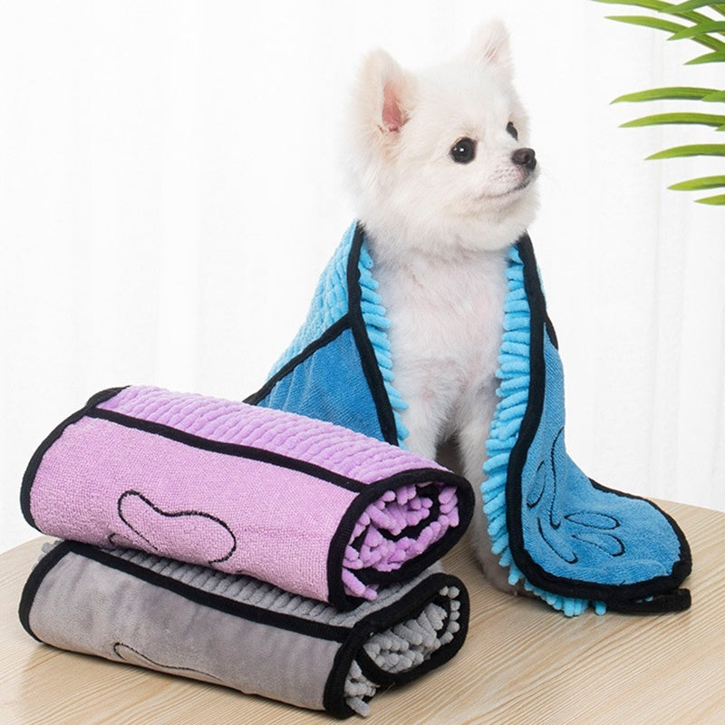 Superabsorberande hund och katthandduk. Microfiber. Snabbtorkande