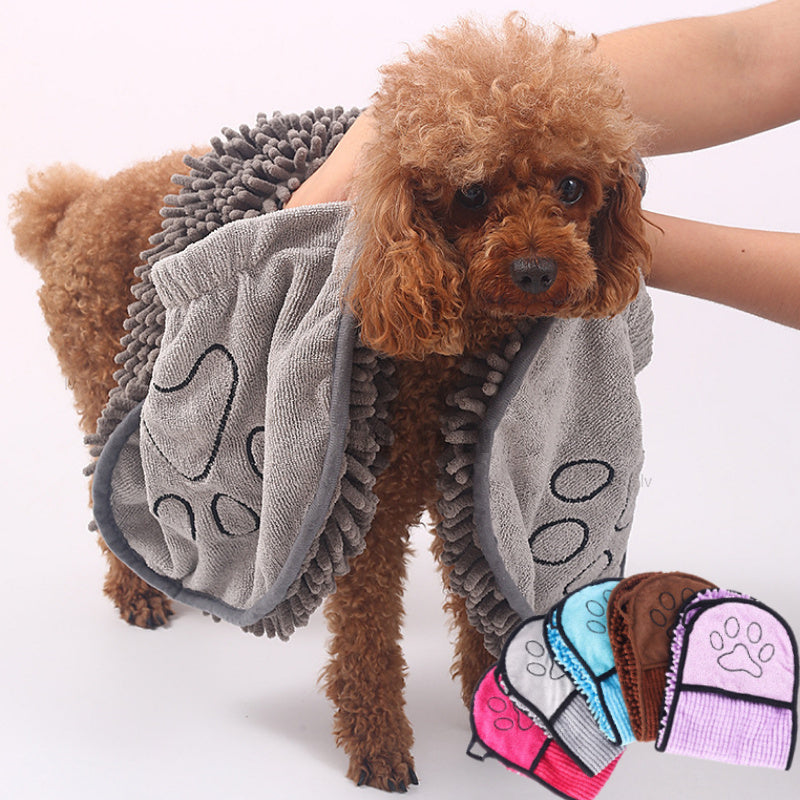 Superabsorberande hund och katthandduk. Microfiber. Snabbtorkande